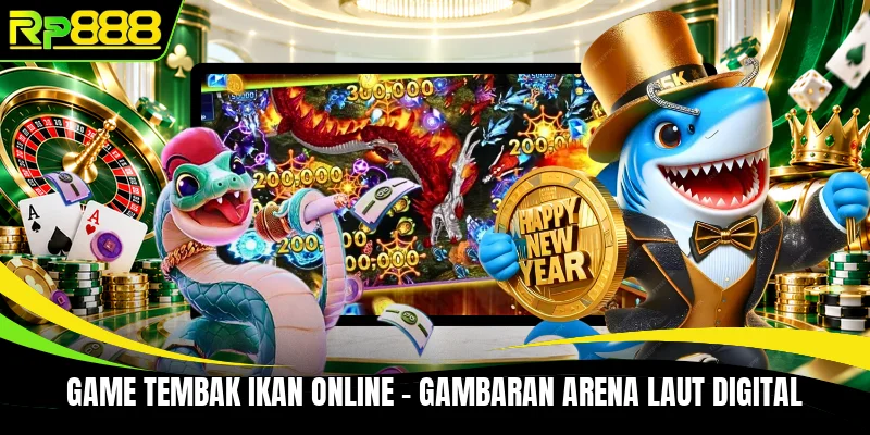 Game Tembak Ikan Online - Gambaran Arena Laut Digital