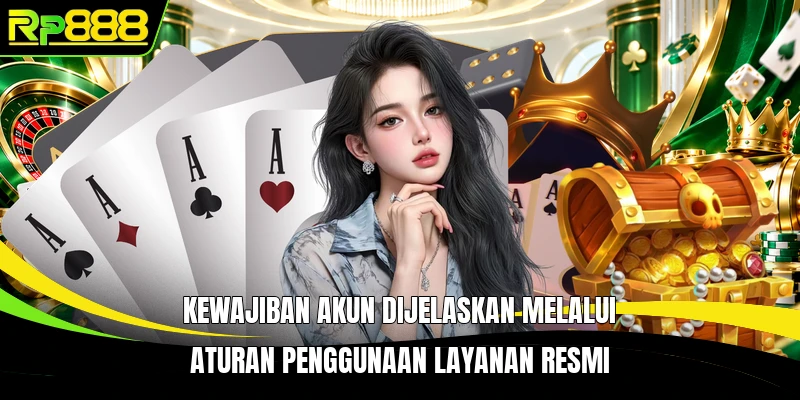 Kewajiban akun dijelaskan melalui aturan penggunaan layanan resmi