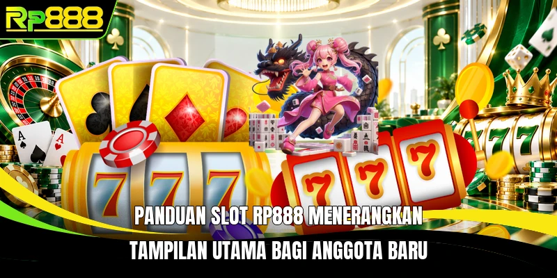 Panduan Slot RP888 menerangkan tampilan utama bagi anggota baru