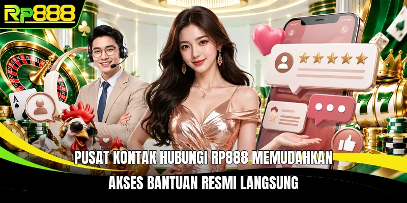 Pusat kontak Hubungi RP888 memudahkan akses bantuan resmi langsung